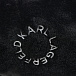 Черная поясная сумка с мехом 25х16 см Karl Lagerfeld kids | Фото 5