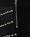 Черная юбка из эко-кожи с заклепками Philipp Plein | Фото 6