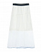 Белая юбка с поясом на резинке  | Фото 6