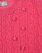 Вязаный жилет цвета фуксии IL Gufo | Фото 4