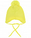 Желтая шапка с принтом &quot;динозавр&quot; Il Trenino | Фото 2
