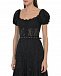 Черное платье с рукавами-фонариками Charo Ruiz | Фото 5
