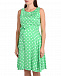 Зеленое платье в горошек Pietro Brunelli | Фото 7