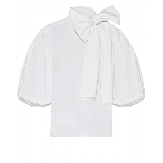 Белая блузка с бантом  | Фото 1
