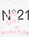 Белая толстовка с принтом cool guys in wonderland No. 21 | Фото 3