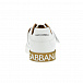 Белые кеды с логотипом на липучке Dolce&Gabbana | Фото 4