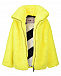 Желтая куртка из эко-меха Glox | Фото 3