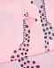 Розовая шапка с принтом &quot;жирафы&quot; Kissy Kissy | Фото 3