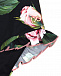 Черный купальник с принтом &quot;Tropical Rose&quot; Dolce&Gabbana | Фото 4