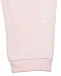 Розовые спортивные брюки с серебристым логотипом  | Фото 4