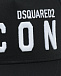 Черная бейсболка с принтом &quot;ICON&quot; Dsquared2 | Фото 3