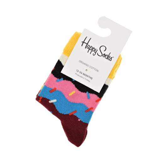 Носки с принтом &quot;торт&quot; Happy Socks | Фото 1