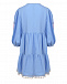 Голубое платье с вышивкой на рукавах  | Фото 3