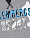 Серый свитшот с принтом &quot;Sport&quot; Bikkembergs | Фото 3