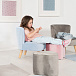 Детское велюровое кресло Lil Sofa, голубой Roba | Фото 2