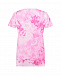 Розовая футболка с эффектом тай-дай Dan Maralex | Фото 6