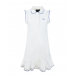 Белое платье с оборками Emporio Armani | Фото 1