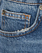 Синие джинсовые шорты TWINSET | Фото 7