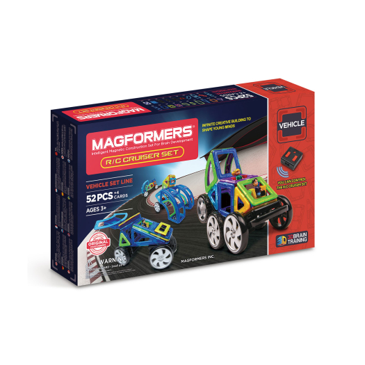 Магнитный конструктор R/C Cruiser Set, 30,5х7,8х53,5 см MAGFORMERS | Фото 1