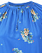 Платье из синего шелка с цветочным принтом  | Фото 7