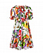 Платье из поплина с широкой оборкой Dolce&Gabbana | Фото 2
