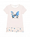 Пижама пудрового цвета с принтом &quot;Бабочки&quot; Story Loris | Фото 2