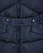 Синее стеганое пальто-пуховик Moncler | Фото 4