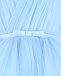 Голубое платье с пышной юбкой и тонким поясом Sasha Kim | Фото 4