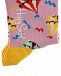 Розовые носки с принтом &quot;цирк&quot; Happy Socks | Фото 2