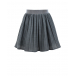 Серая трикотажная плиссированная юбка Aletta | Фото 1