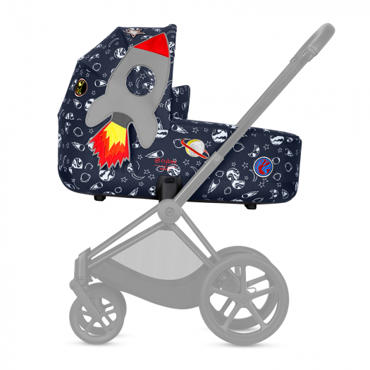 Люлька для коляски PRIAM III FE Carrycot Space Rocket by Anna K CYBEX | Фото 1