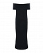 Черное платье с открытыми плечами Pietro Brunelli | Фото 8