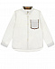Белая рубашка с отделкой в клетку Vintage Check Burberry | Фото 2