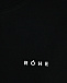 Черная футболка oversize ROHE | Фото 5