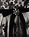 Нарядное двухслойное платье с бархатным поясом Aletta | Фото 3