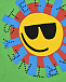 Футболка принт солнце в очках Stella McCartney | Фото 3