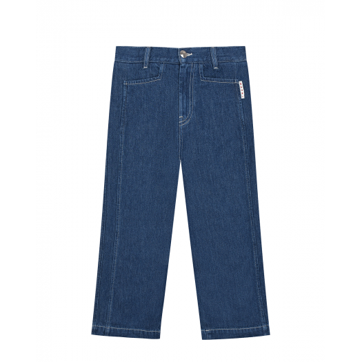 Синие широкие джинсы MARNI | Фото 1