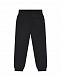 Черные спортивные брюки с лого в тон MSGM | Фото 2
