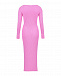 Розовое платье из кашемира Arch4 | Фото 6