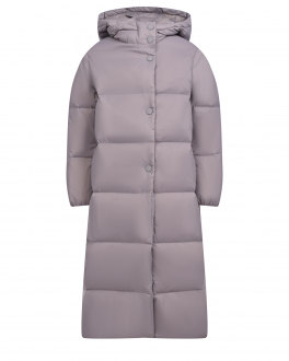 Стеганое пальто-пуховик с капюшоном Emporio Armani Розовый, арт. 6L3L07 2NIIZ 0636 | Фото 1