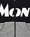 Черно-серая спортивная куртка Moncler | Фото 3