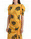 Желтое шелковое платье-миди No. 21 | Фото 8