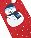 Красные носки с узором &quot;снеговик&quot; Story Loris | Фото 2