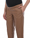 Коричневые брюки из эко-кожи для беременных Pietro Brunelli | Фото 6