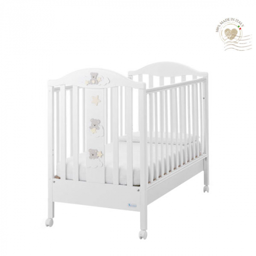 Кровать для новорожденных Starlette, белый Azzurra | Фото 1