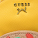 Желтый рюкзак с принтом &quot;сердечки&quot;, 18х19х8 см Guess | Фото 5