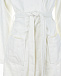 Белый халат с вышивкой в тон Sanetta | Фото 4