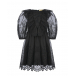 Черное шелковое платье с шитьем Stella McCartney | Фото 1