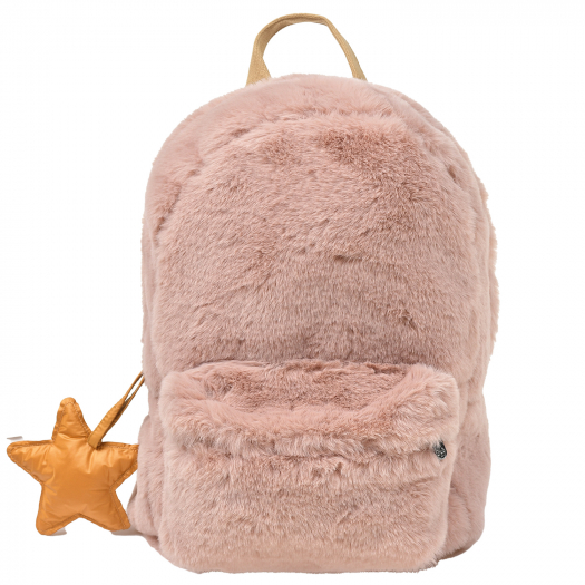 Розовый плюшевый рюкзак, 28x22x18 см IL Gufo | Фото 1