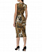Платье миди, леопардовый принт Roberto Cavalli | Фото 5